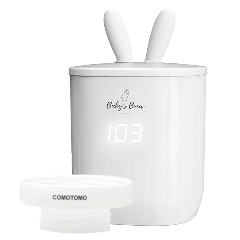 Baby's Brew Portable Bottle Warmer with XL Adapter (Fits Como tomo, Haakaa, Olababy, and Boon Nursh Bottles) - Image 1